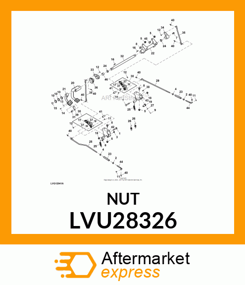 PLATE, NUT LVU28326