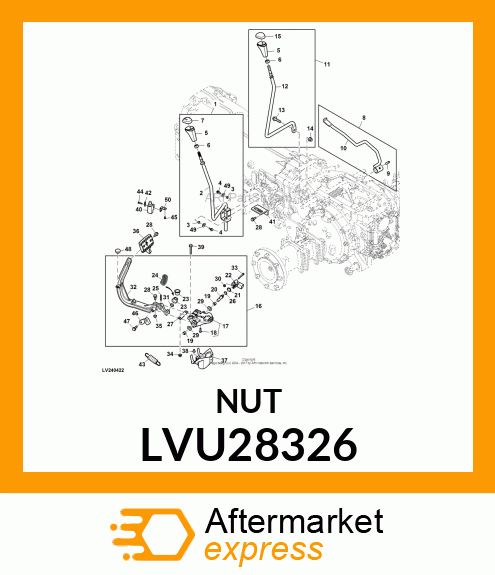 PLATE, NUT LVU28326