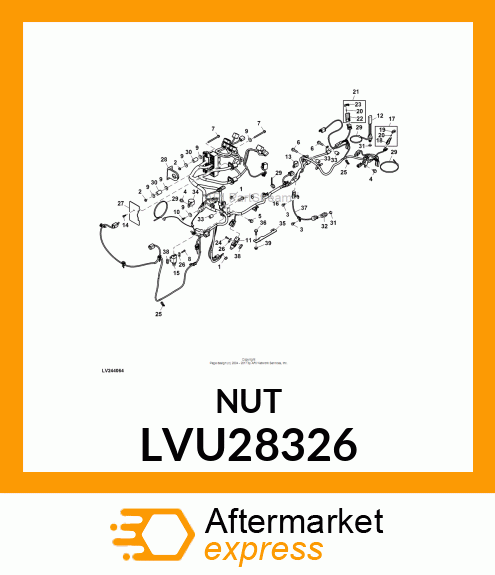 PLATE, NUT LVU28326