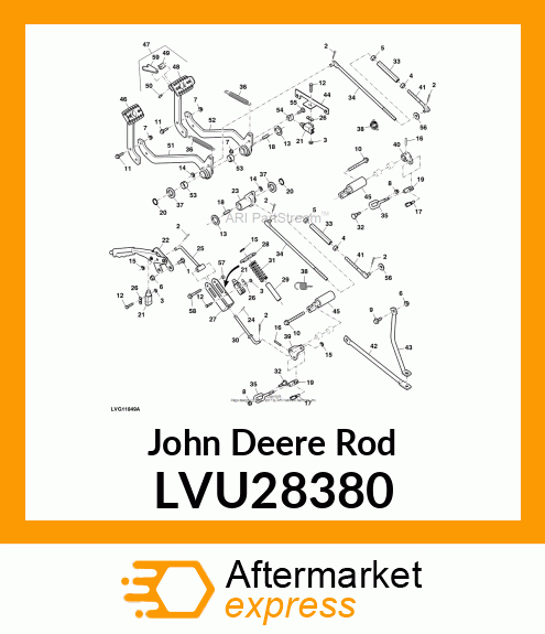 ROD, 4R PARK BRAKE LVU28380