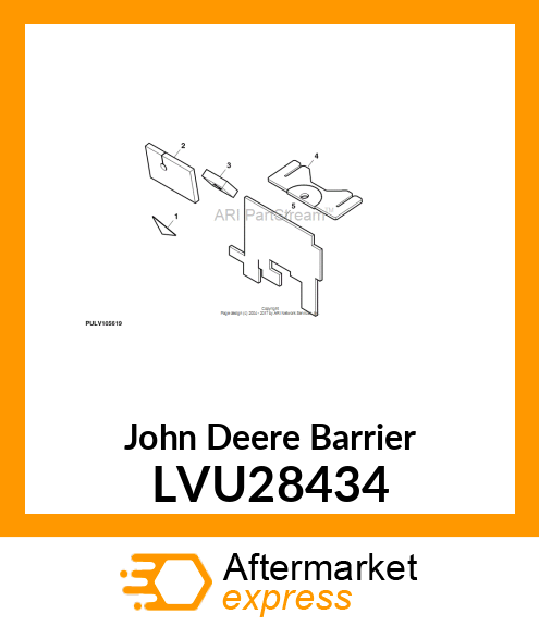 BARRIER, CLOSEOUT LVU28434