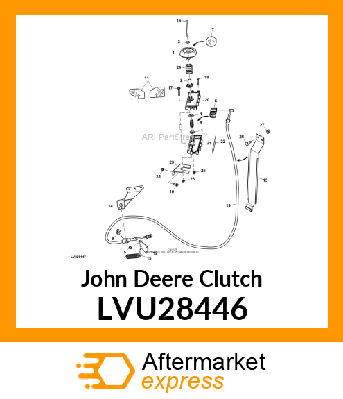 CAP, ARC CLUTCH LVU28446