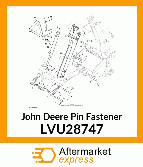 PIN, PIVOT, BUCKET LVU28747