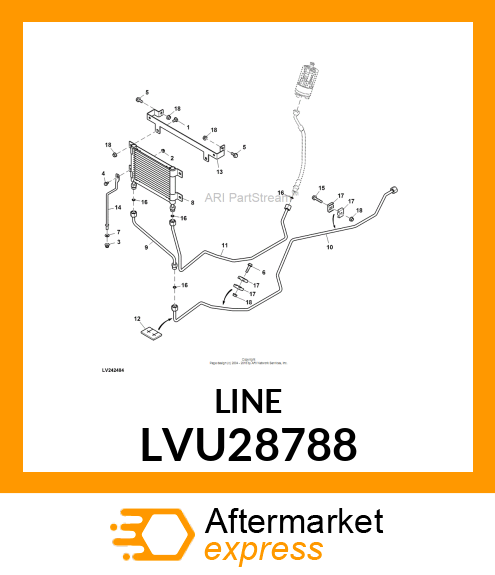 ROD, OIL COOLER MOUNTING LVU28788