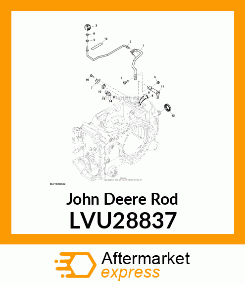 ROD, ROD, TWO SPEED CONTROL UPPER LVU28837