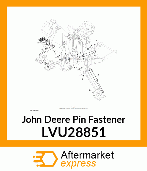 PIN, PIVOT, STABILIZER LVU28851