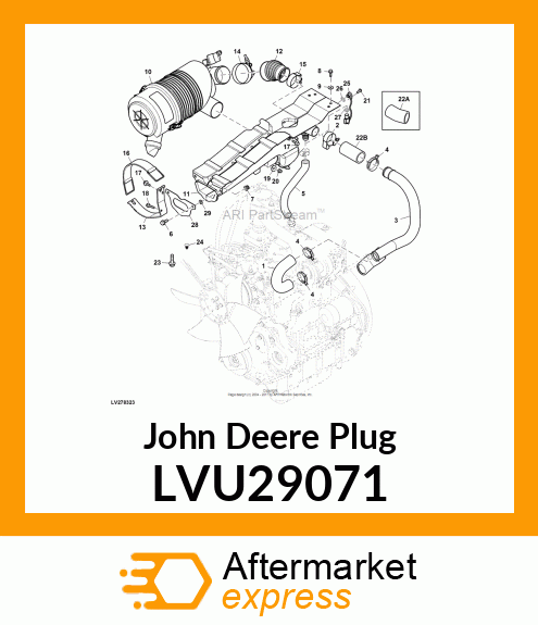 PLUG, SENSOR PORT 3R, VENT LVU29071