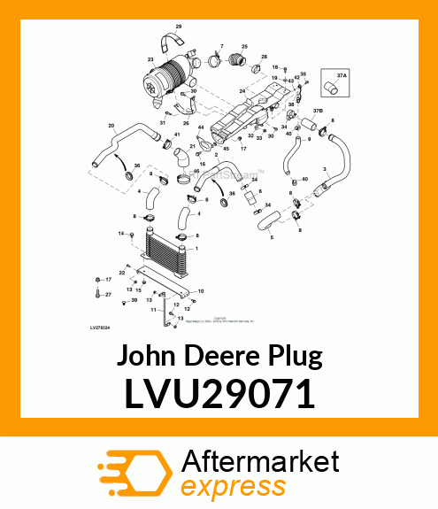 PLUG, SENSOR PORT 3R, VENT LVU29071