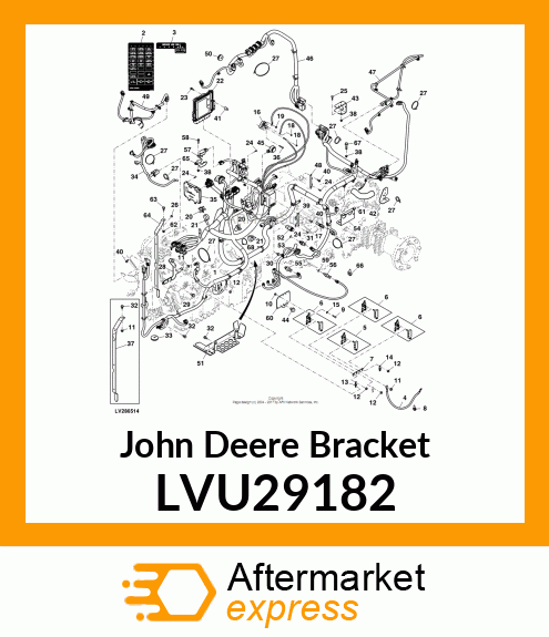 BRACKET, BRACKET, HARNESS LVU29182