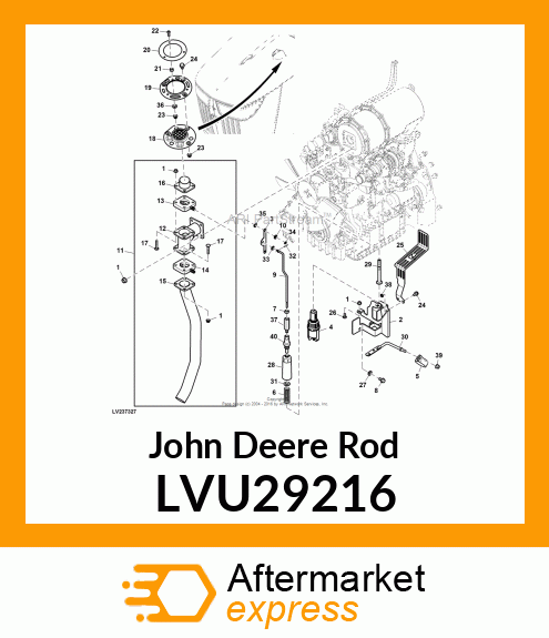 ACUATOR ROD, LOWER LVU29216