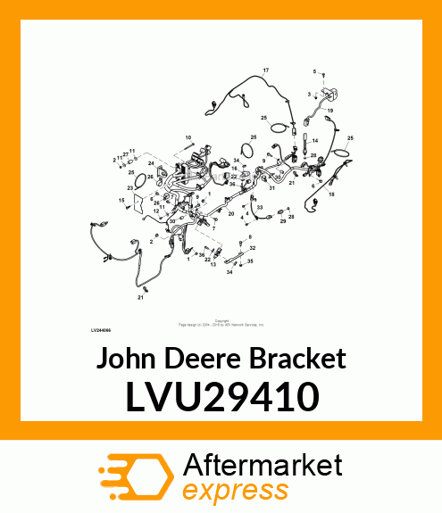 BRACKET, BRAKE SWITCH LVU29410