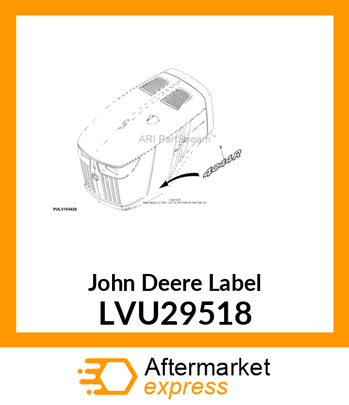 LABEL, LABEL, UNIQUE, LH, 4044R LVU29518