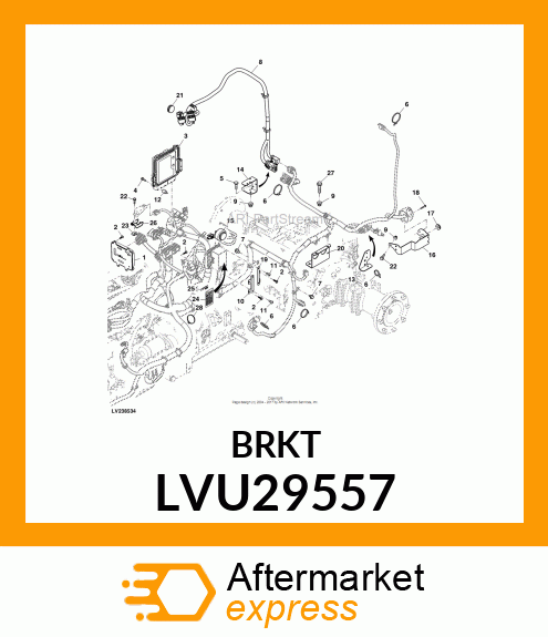 BRACKET LVU29557