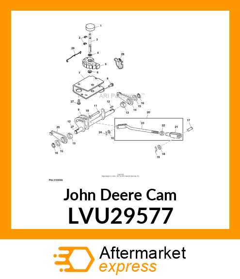 CAM, DEPTH STOP LVU29577