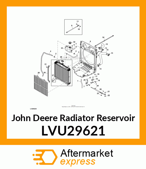 RSERVOIR, COOLANT LVU29621