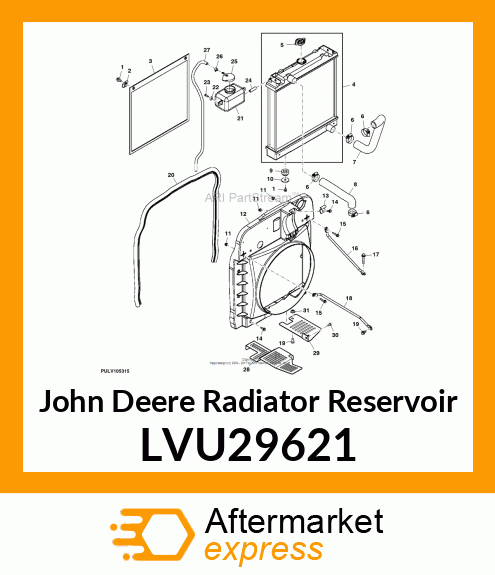 RSERVOIR, COOLANT LVU29621