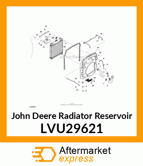 RSERVOIR, COOLANT LVU29621