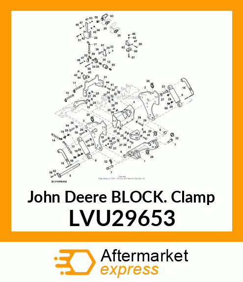 BLOCK CLAMP, BLOCK CLAMP, DOUBLE, 1 LVU29653
