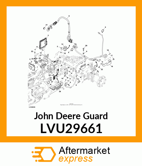 GUARD, HARNESS LVU29661