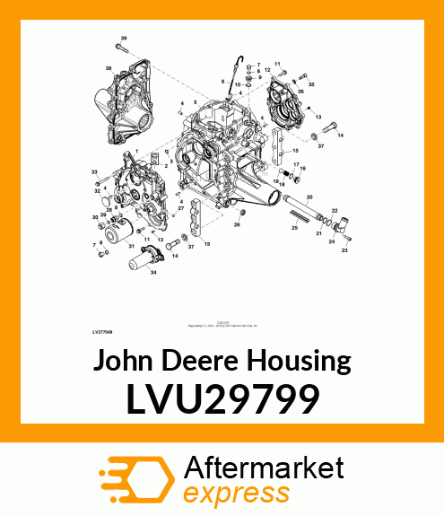 HOUSING, TRANSMISSION HOUSING LVU29799