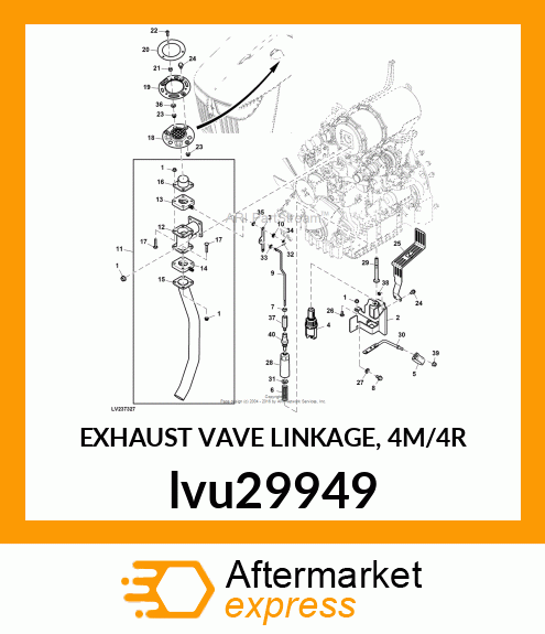 EXHAUST VAVE LINKAGE, 4M/4R lvu29949