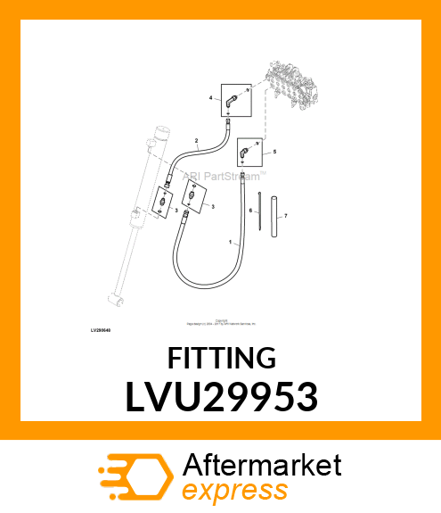 ADAPTER FITTING, ADAPTER, FLARE LVU29953