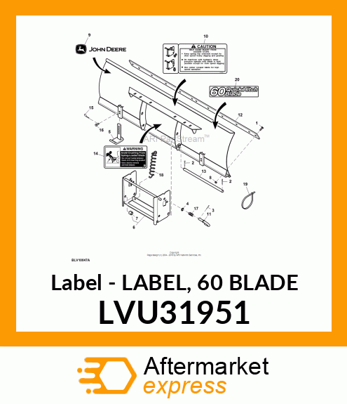 LABEL, 60 BLADE LVU31951