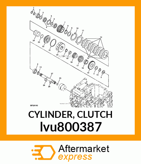 CYLINDER, CLUTCH lvu800387