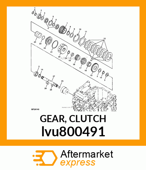 GEAR, CLUTCH lvu800491