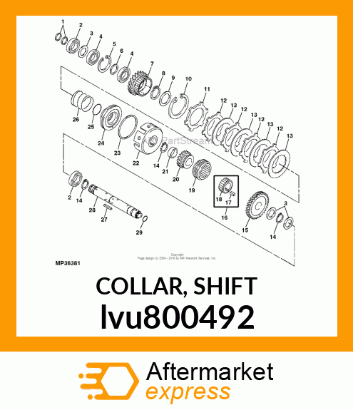 COLLAR, SHIFT lvu800492