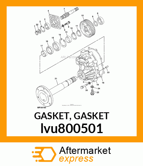 GASKET, GASKET lvu800501