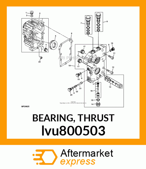 BEARING, THRUST lvu800503