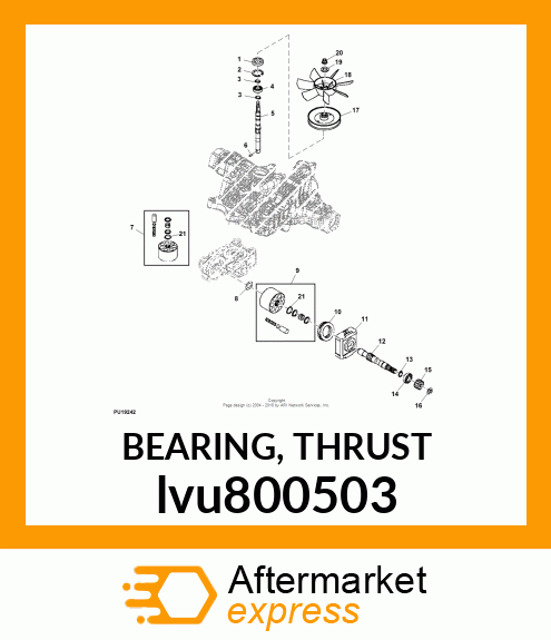 BEARING, THRUST lvu800503