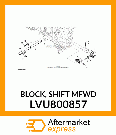 BLOCK, SHIFT MFWD LVU800857