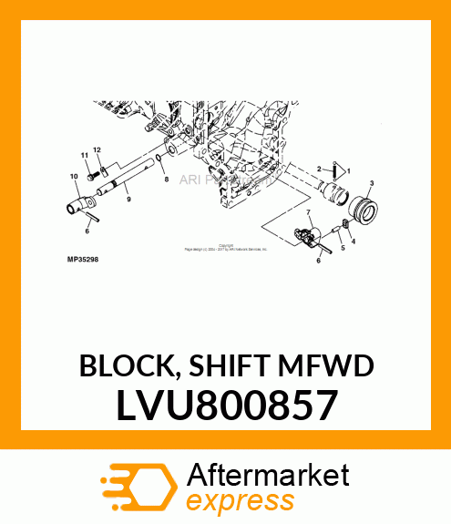 BLOCK, SHIFT MFWD LVU800857