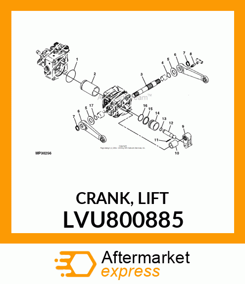 CRANK, LIFT LVU800885