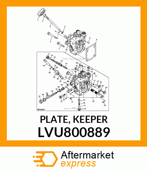 PLATE, KEEPER LVU800889