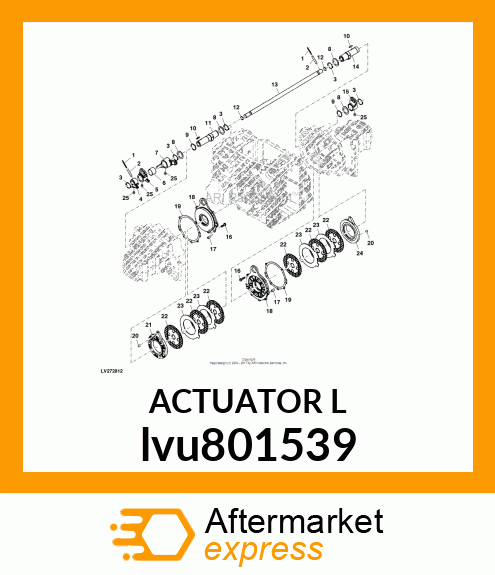 ACTUATOR L lvu801539