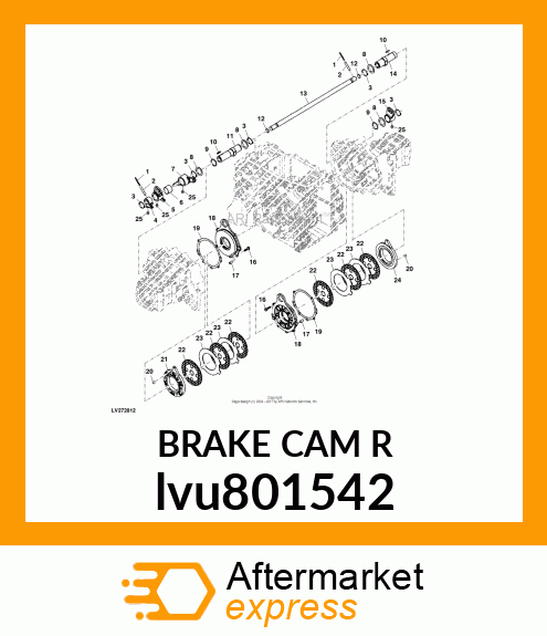 BRAKE CAM R lvu801542