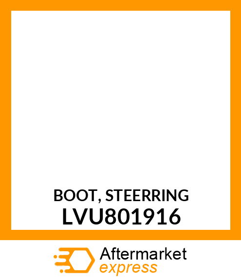 BOOT, STEERRING LVU801916