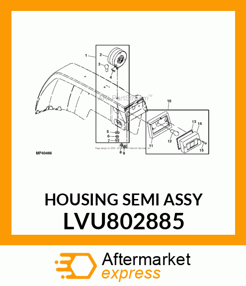 HOUSING SEMI ASSY LVU802885