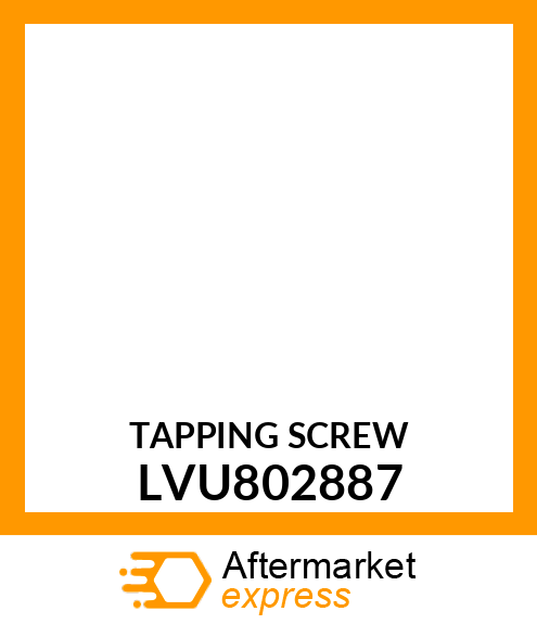 TAPPING SCREW LVU802887