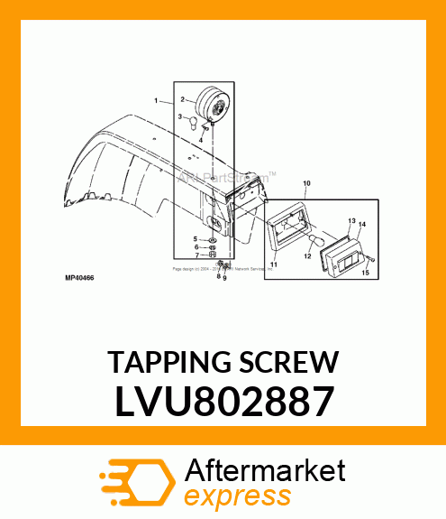 TAPPING SCREW LVU802887