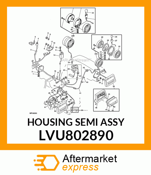 HOUSING SEMI ASSY LVU802890