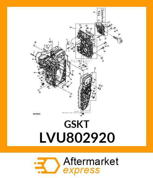 PACKING, REAR COVER LVU802920