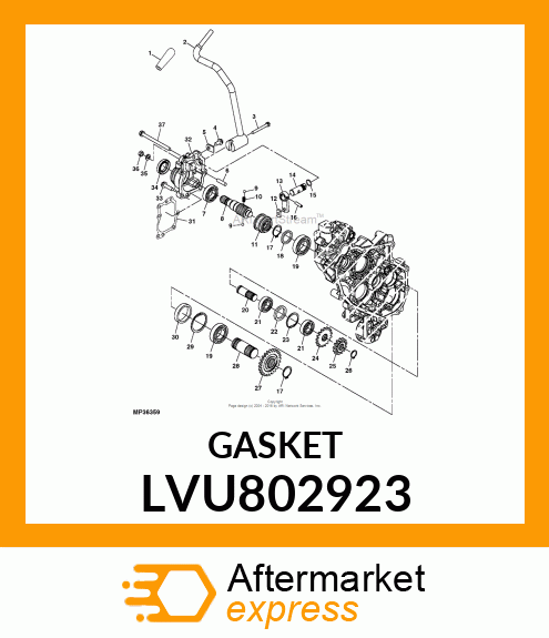 PACKING, FRONT COVER LVU802923