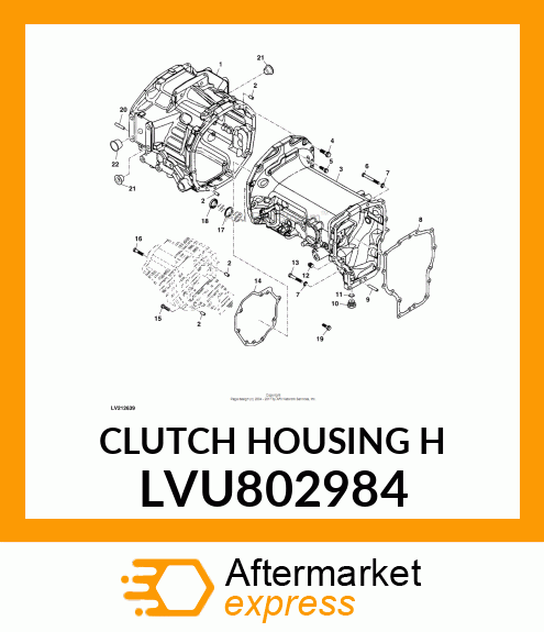 CLUTCH HOUSING H LVU802984