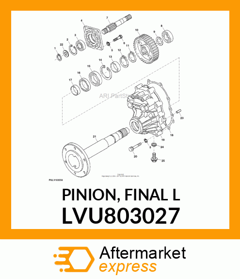 PINION, FINAL L LVU803027