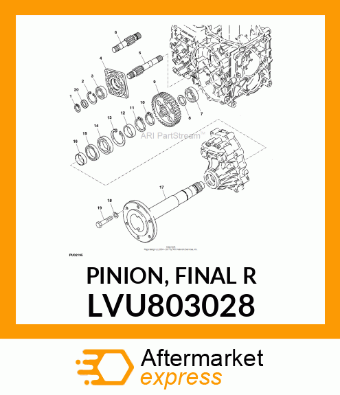 PINION, FINAL R LVU803028