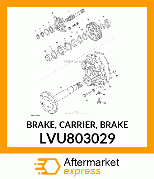 BRAKE, CARRIER, BRAKE LVU803029